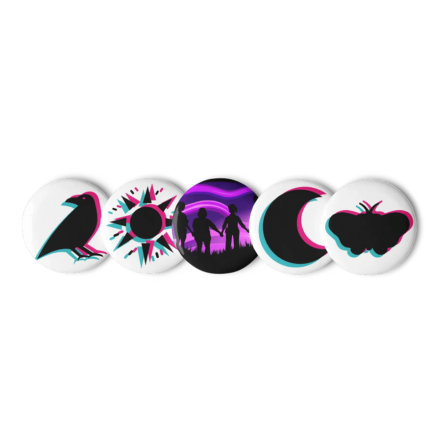 Lost Records: Bloom and Rage Pin Badges (Set 1) product image (1)
