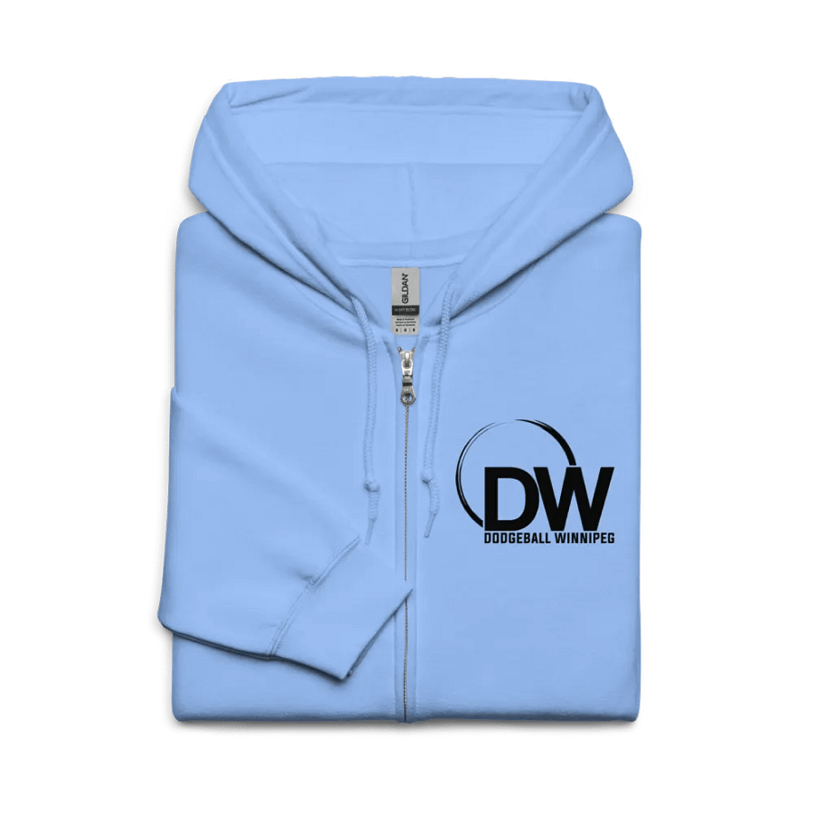 Dodgeball Winnipeg Zip-Up Hoodie (Dark) product image (4)
