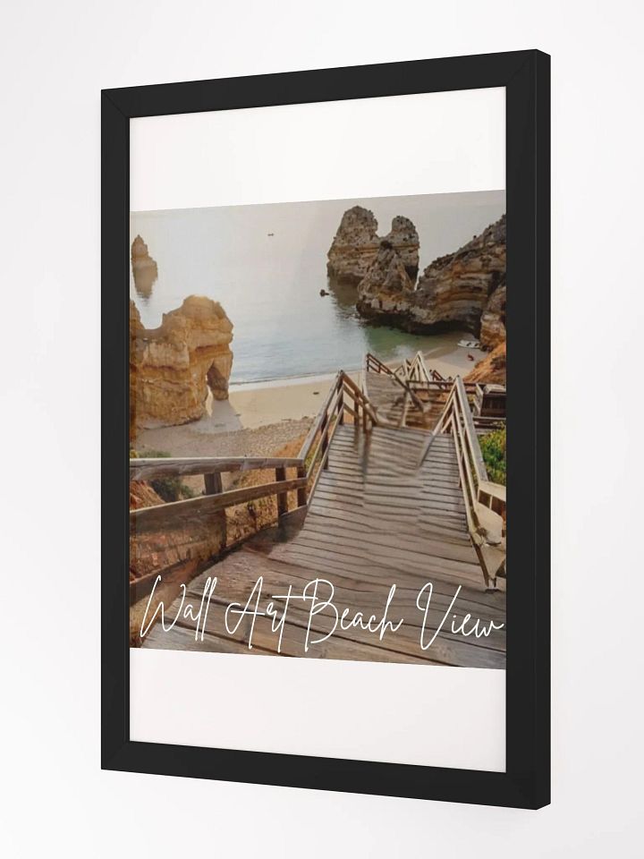 Beach View Framed High-Quality Matte Poster (in) product image (2)