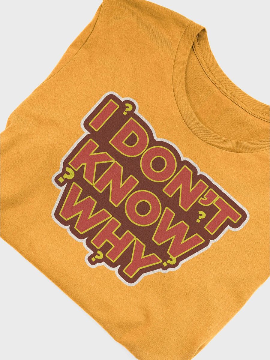 I DON'T KNOW WHY | YOU KNOW WHY product image (4)