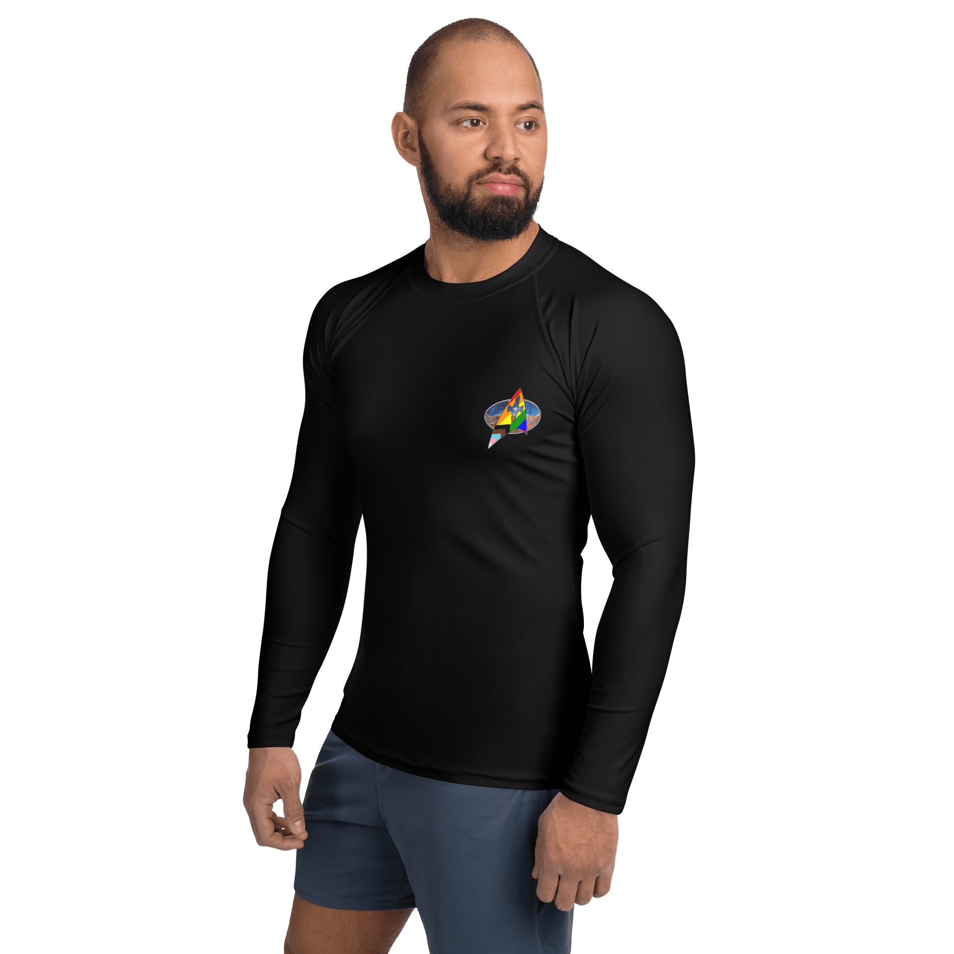 Galactic Shield Men's Rash Guard product image (1)
