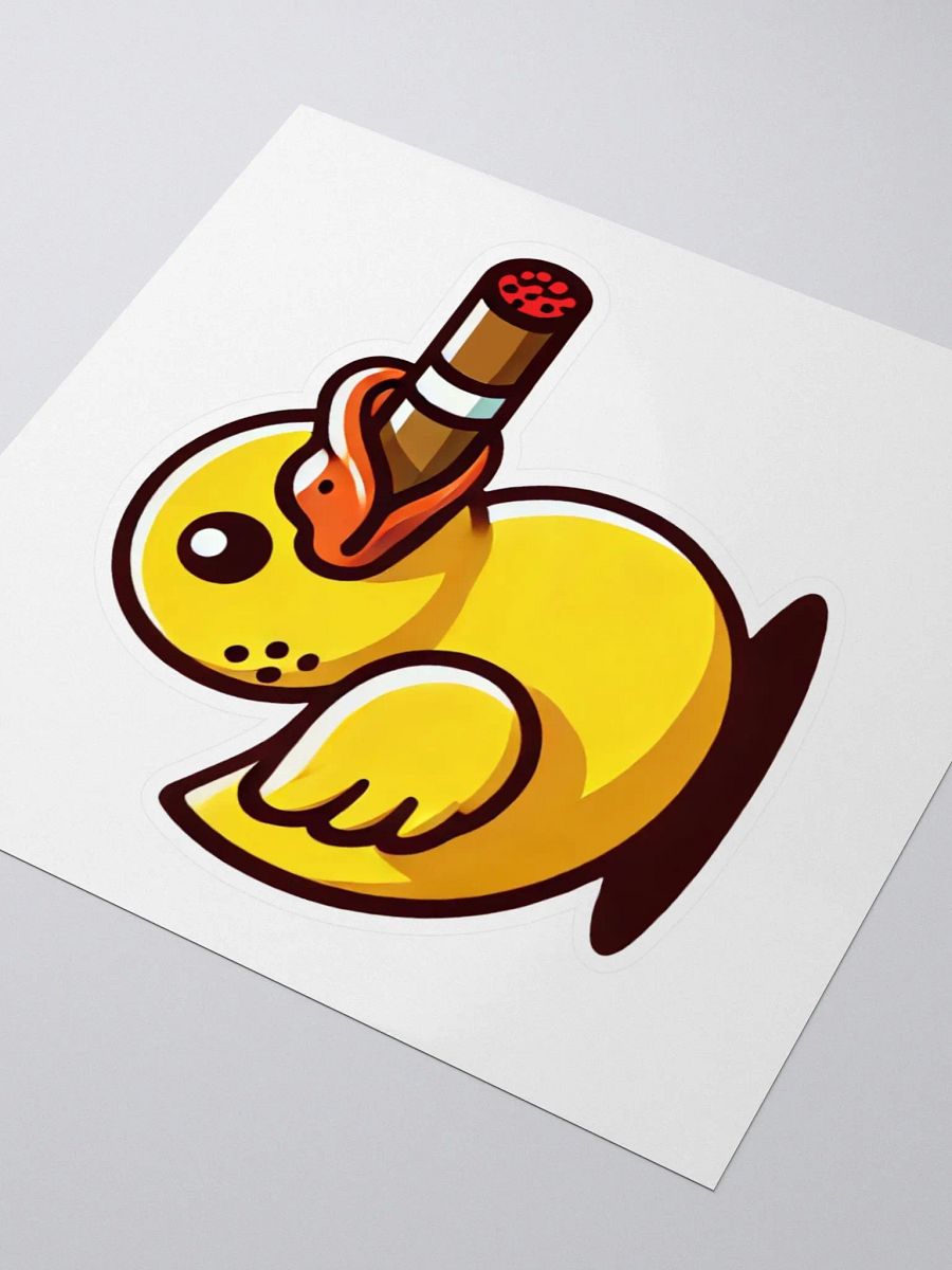 Duck Puffin' Smoke Sticker product image (3)