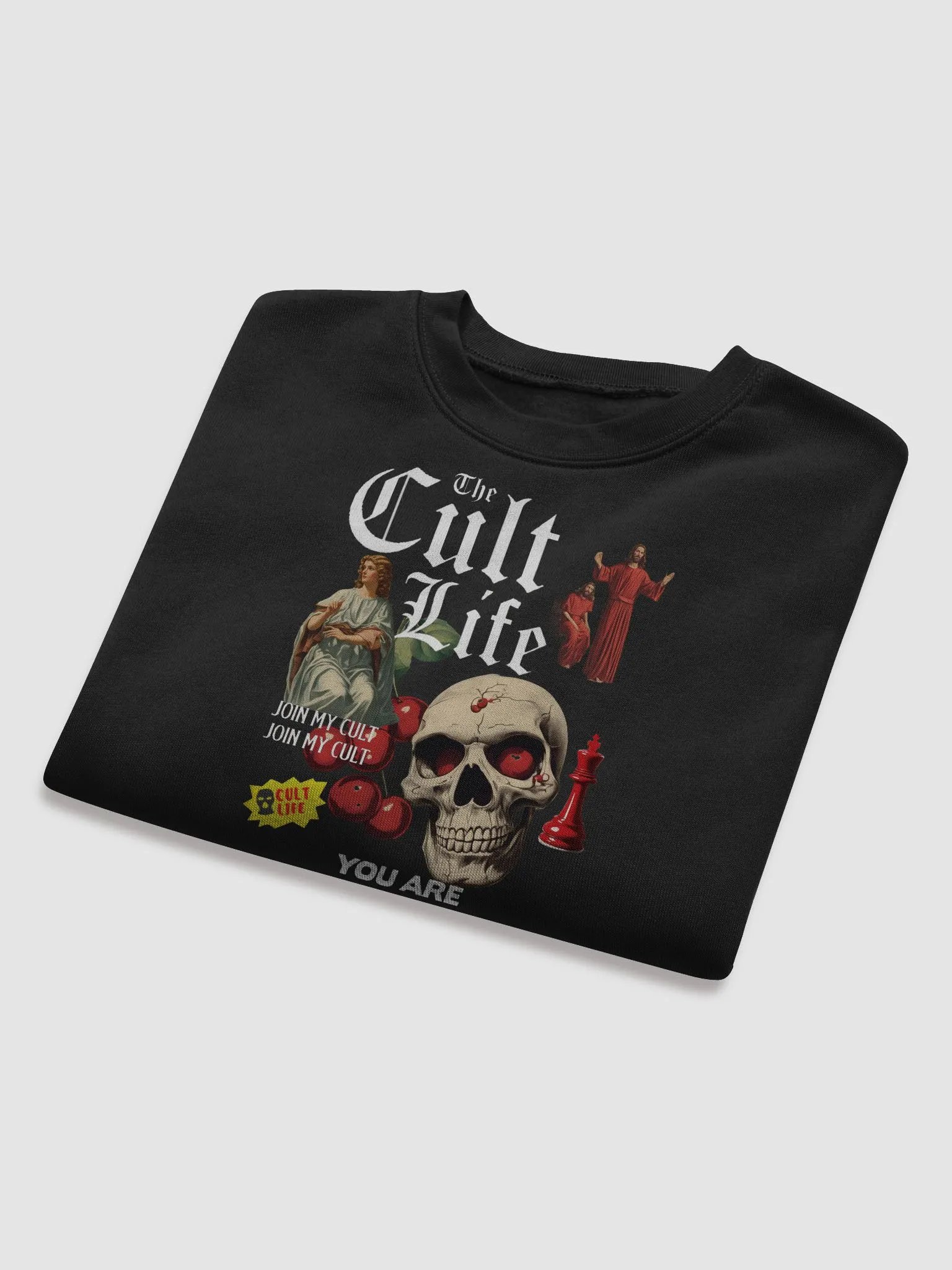 CHERRY SKULL CROP LONG SLEEVE product image (8)