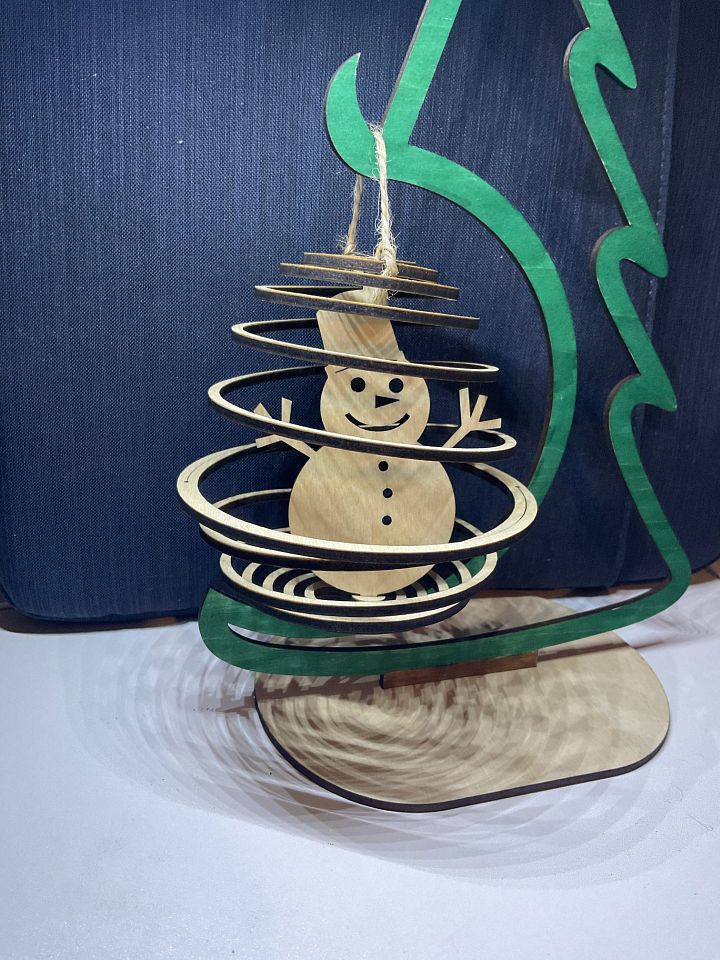 Spiral Christmas Ornament product image (1)