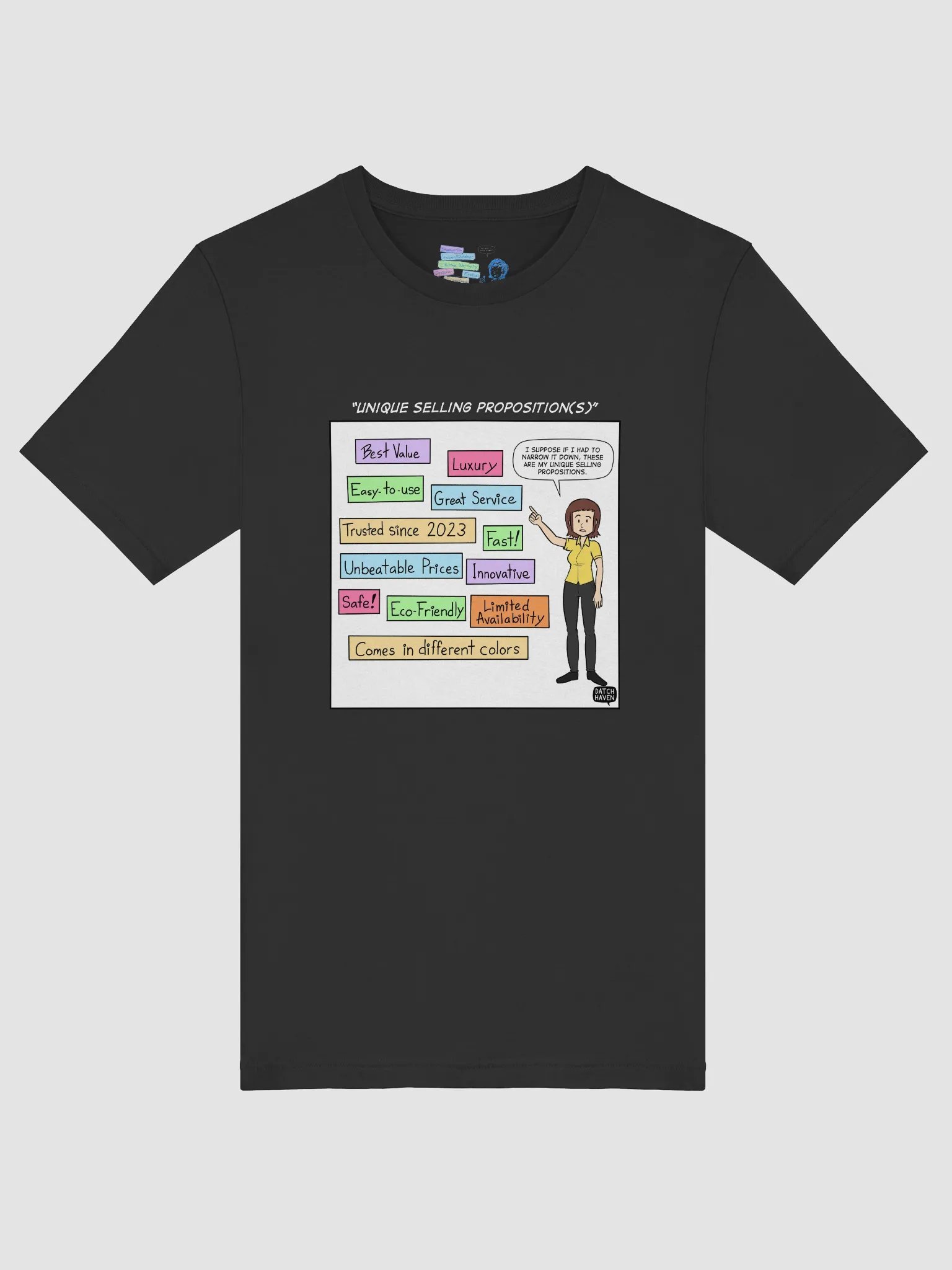 "Unique selling proposition(s)" soft t-shirt product image (5)