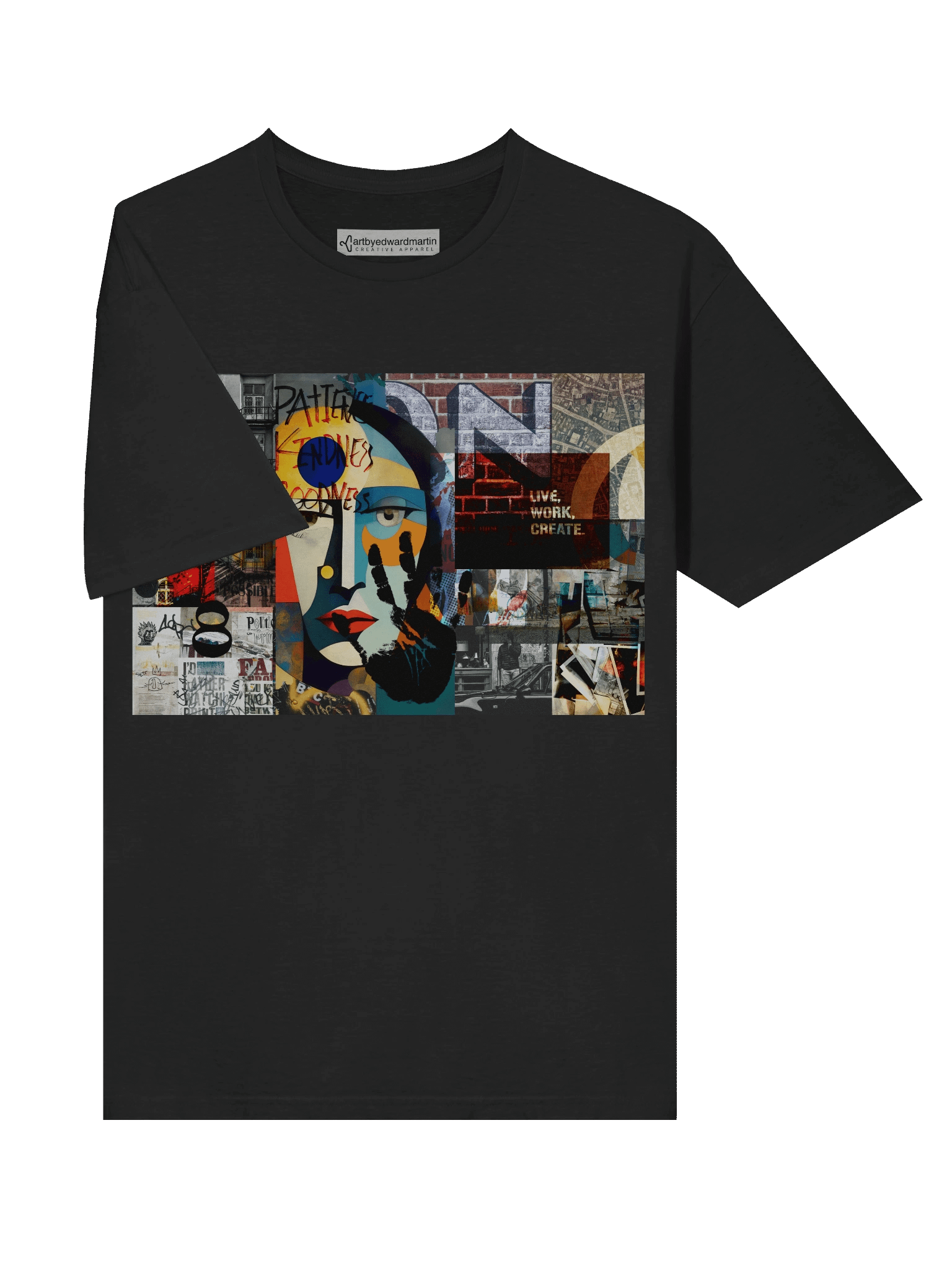 Live, Work, Create by Edward Martin T-Shirt product image (49)