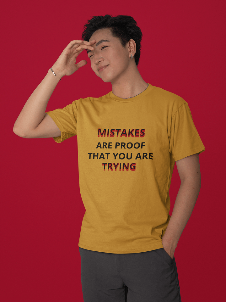 Proof of Trying Bella-canvas T-shirt product image (11)