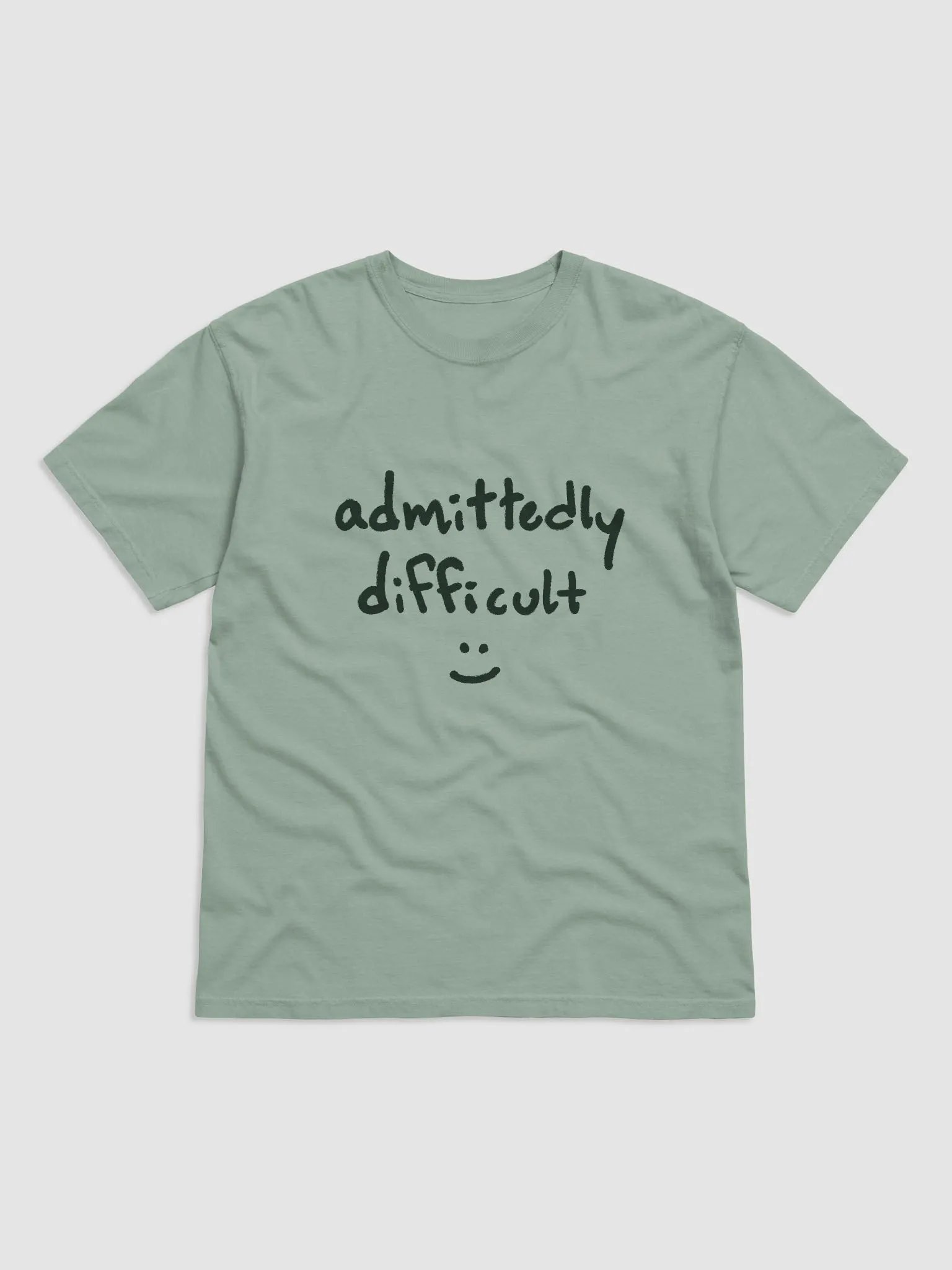 admittedly difficult (#132118) garment-dyed tee product image (1)