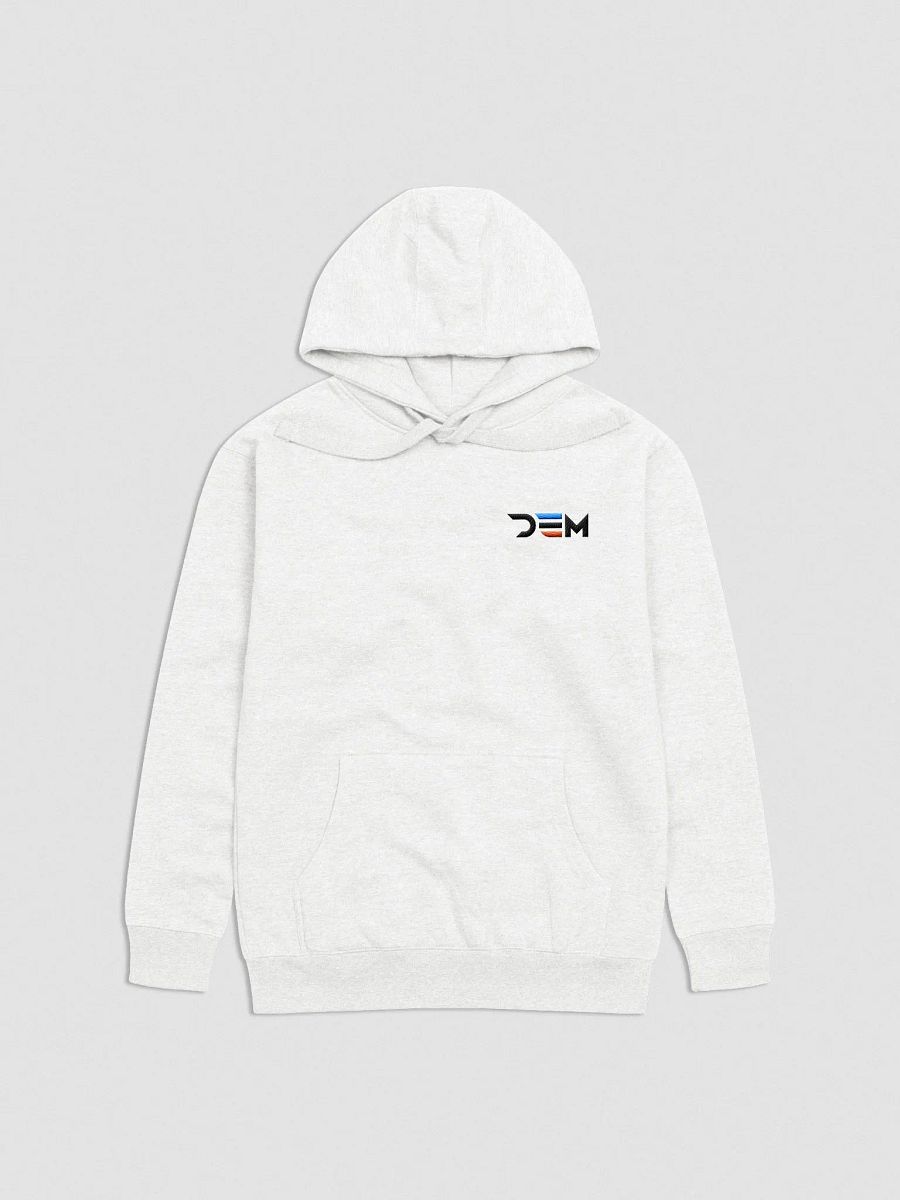 Dem White Hoodie (Embroidered) product image (1)