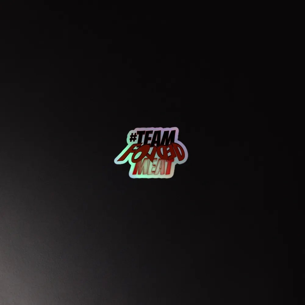 TEAM FOLDED MEAT Holographic Sticker product image (4)