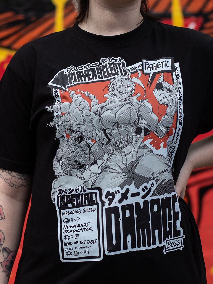 DAMAGE Character Select Tee product image (1)