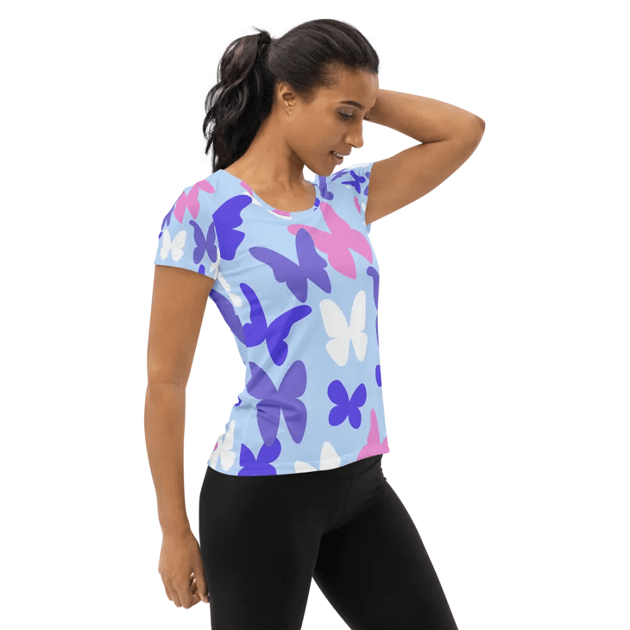 Butterfly Dreams Women's Athletic T-Shirt product image (4)