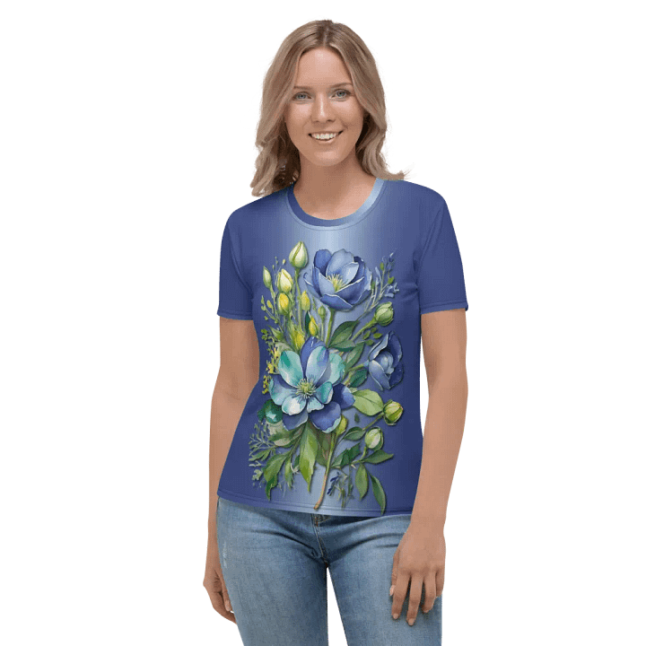 Floral Themed All Over Print T-shirt product image (2)