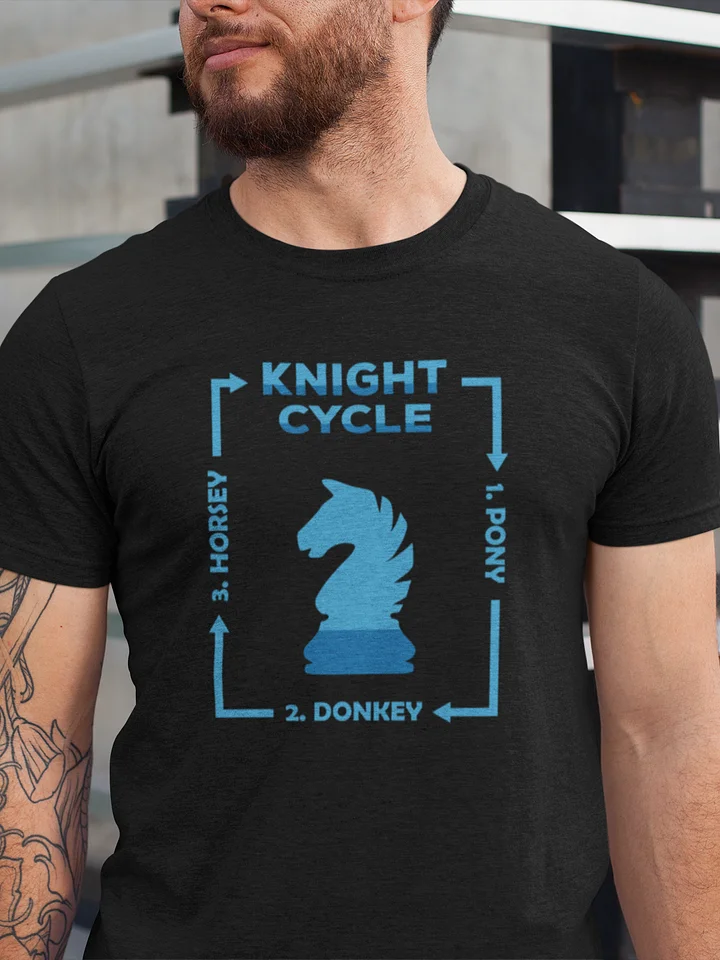 Knight Cycle Chess T-shirt product image (2)
