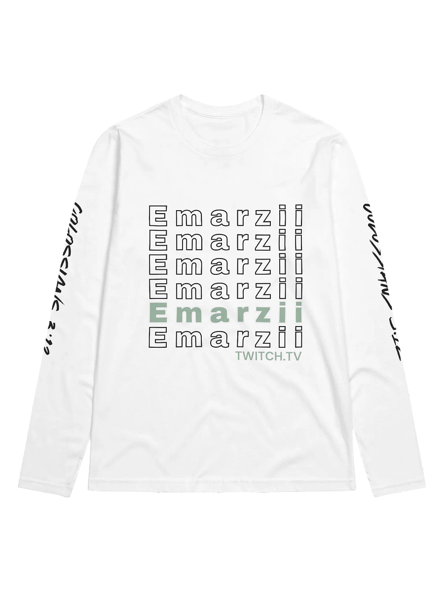 White Emarzii Emarzii Long Sleeve Tee product image (1)