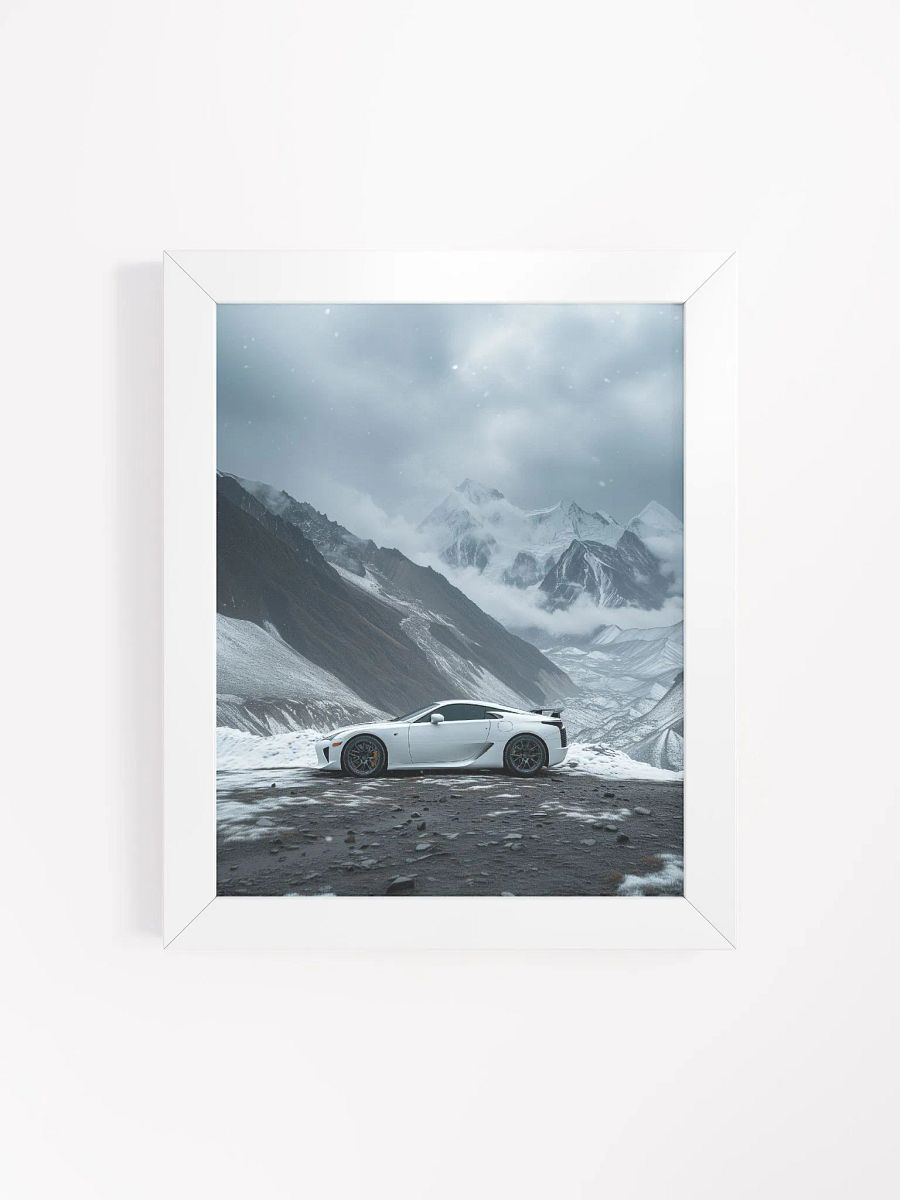 Lexus LFA in Mountains Poster product image (26)