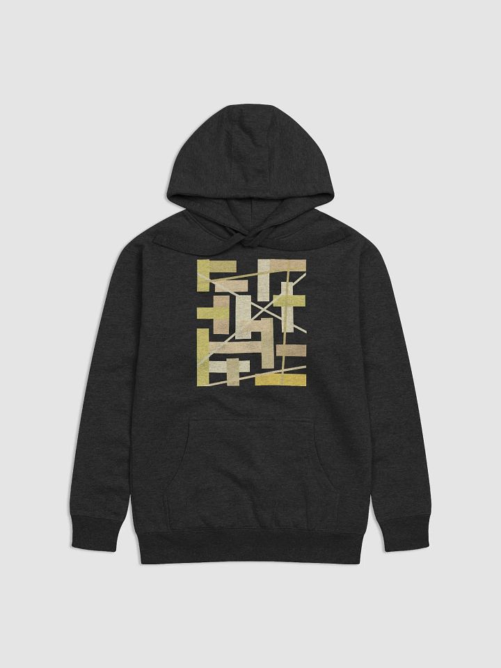 Black Background Golden Geometric Square Rectangle Line Pattern product image (1)