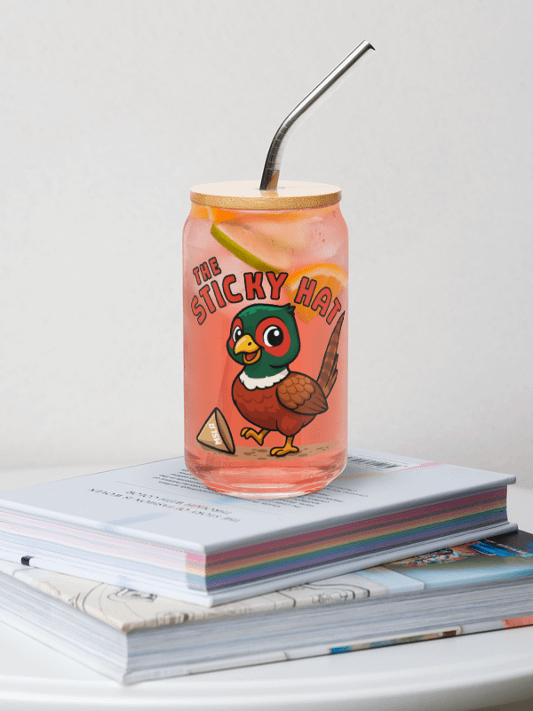 The Sticky Hat - Can Shaped Glass product image (1)