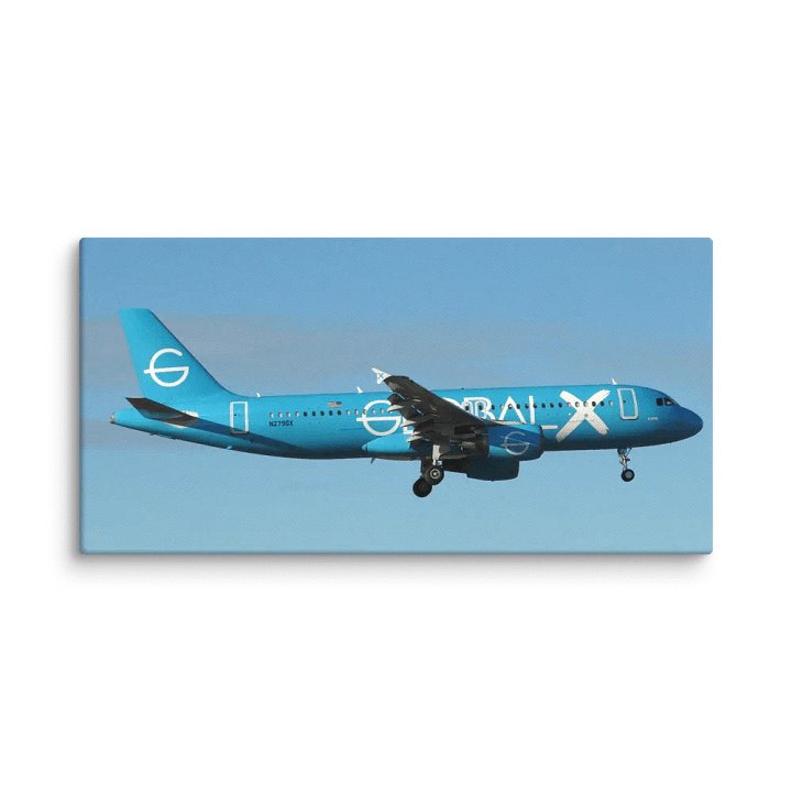 GlobalX Airbus A320 Canvas product image (1)