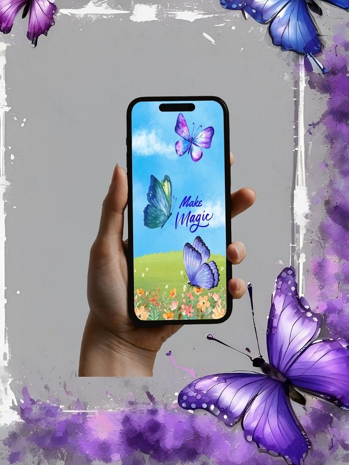 🦋 Make Magic Digital Phone Wallpaper PDF Download 🦋 product image (1)