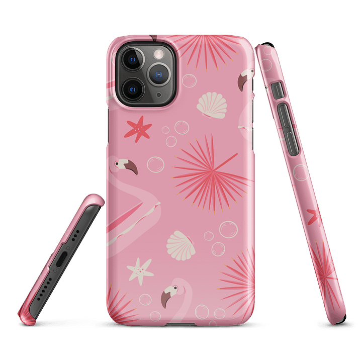 Tropical Flamingo Snap Case product image (2)