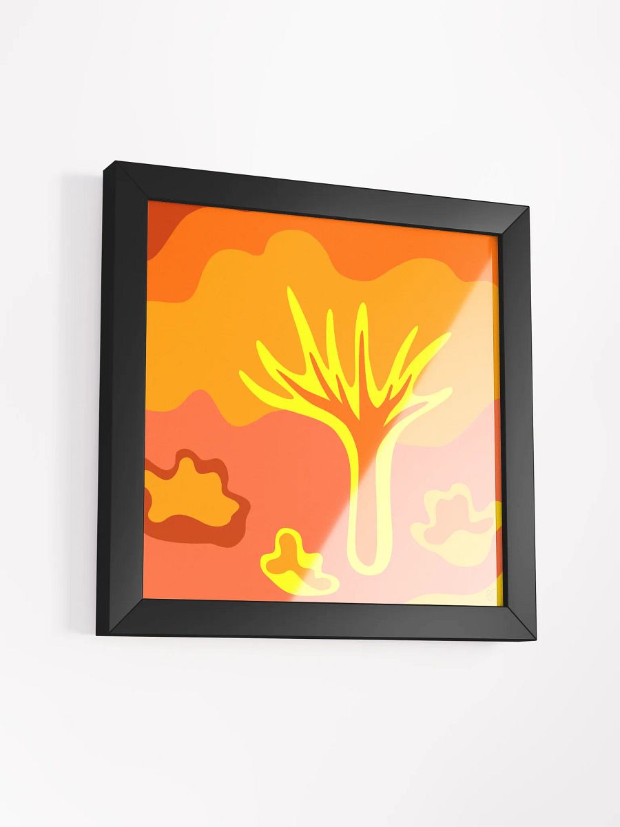 Radiant Tree Framed Poster - Abstract Landscape No. 3 product image (42)