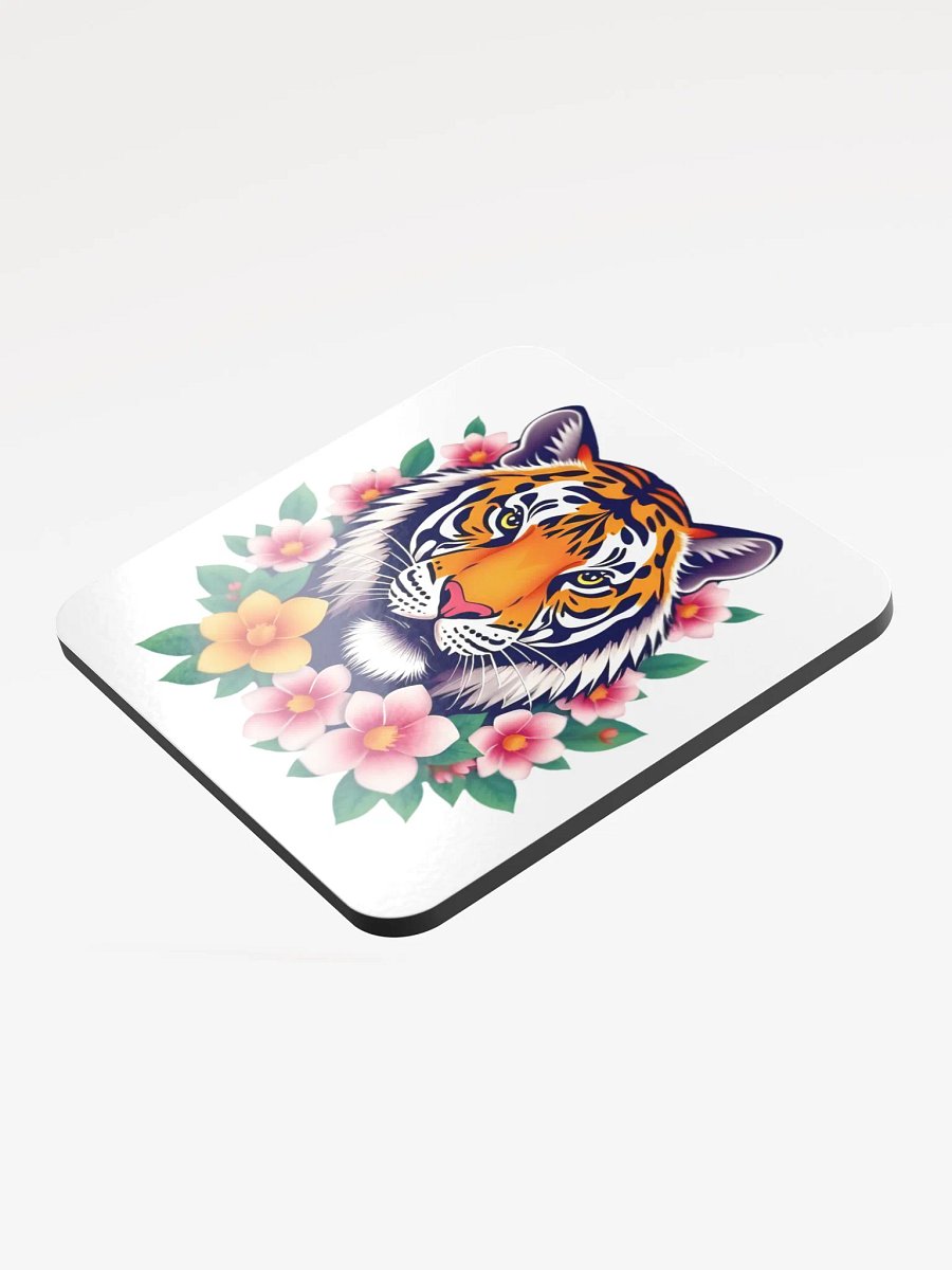 Floral Tiger Cork Coaster product image (3)