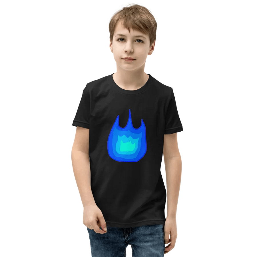 Blue Firey Youth T-Shirt product image (1)