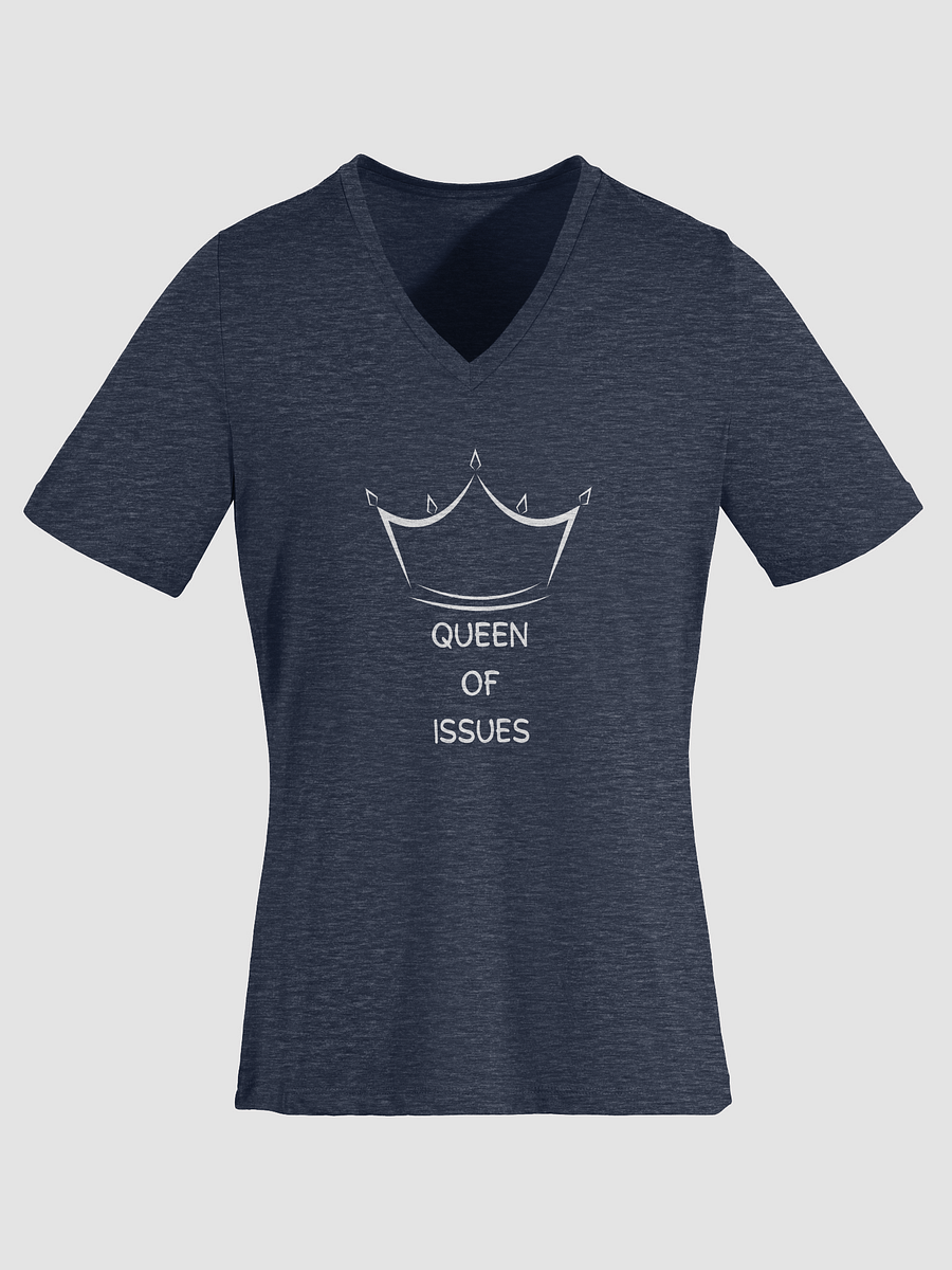 Queen Of Issues Relaxed V-Neck Tee product image (12)