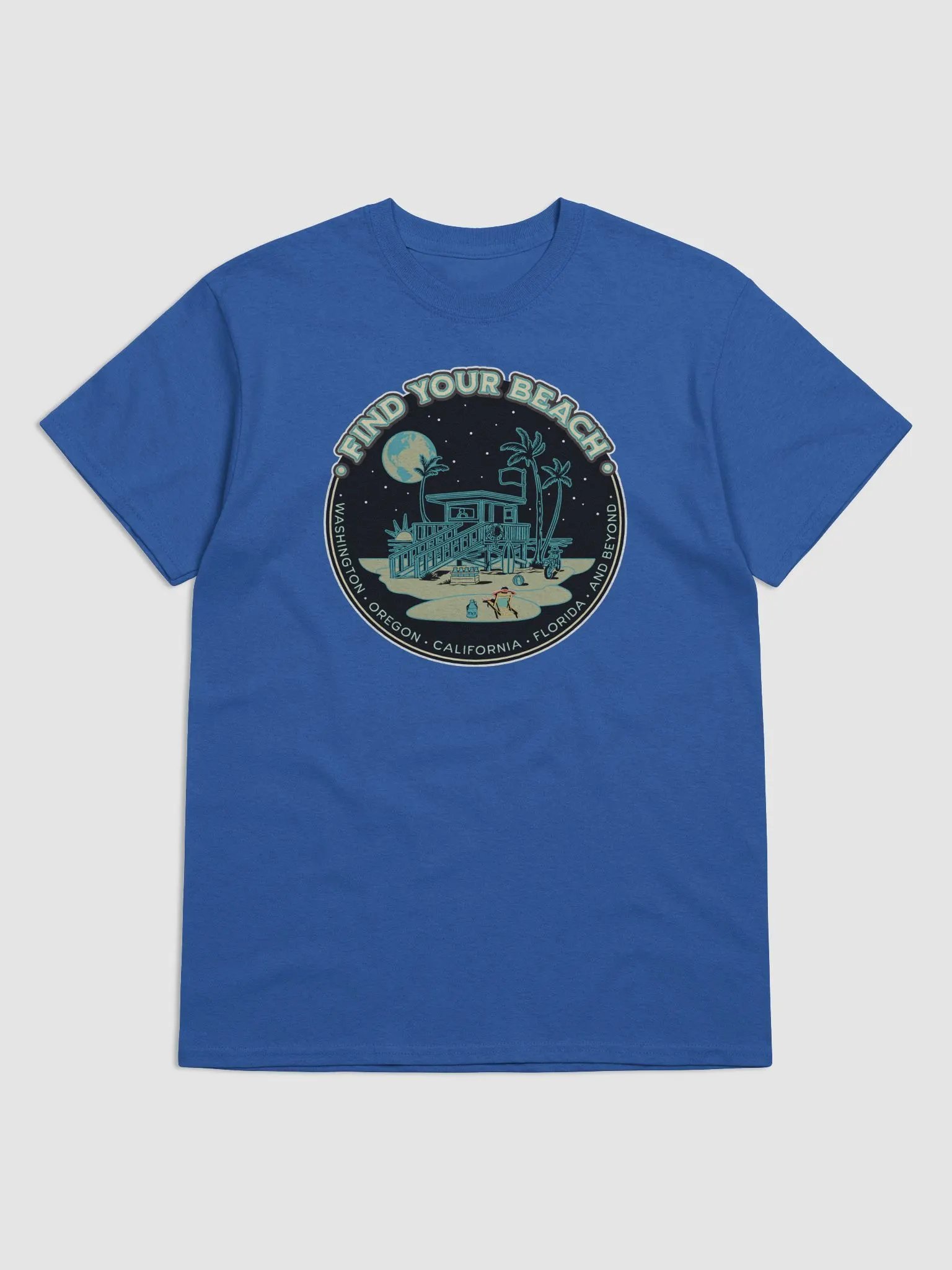 Find Your Beach Heavyweight T-shirt product image (1)
