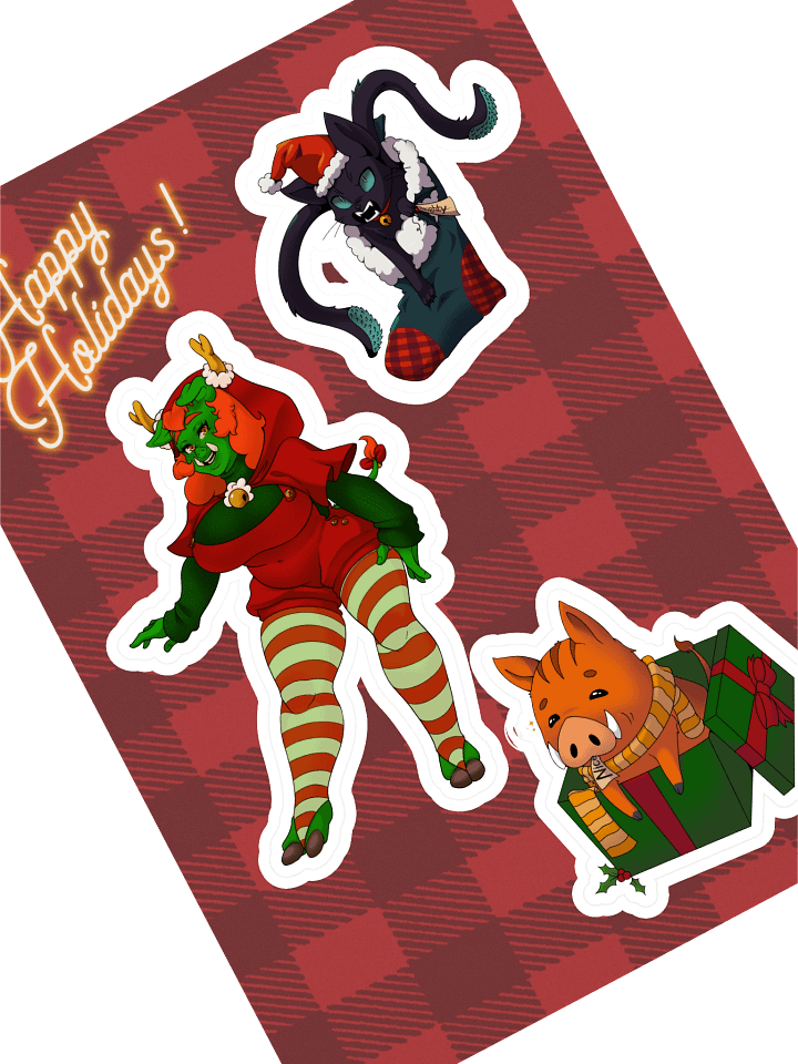 - LIMITED - Happy Holidays Sticker Sheet product image (1)