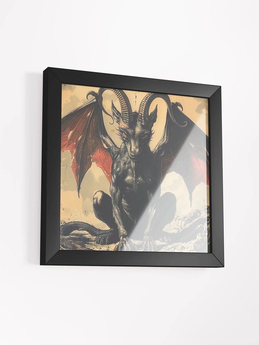 Winged Jersey Devil Cryptid Framed Wall Art product image (17)
