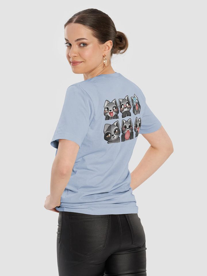 Raccoon emote t-shirt product image (11)