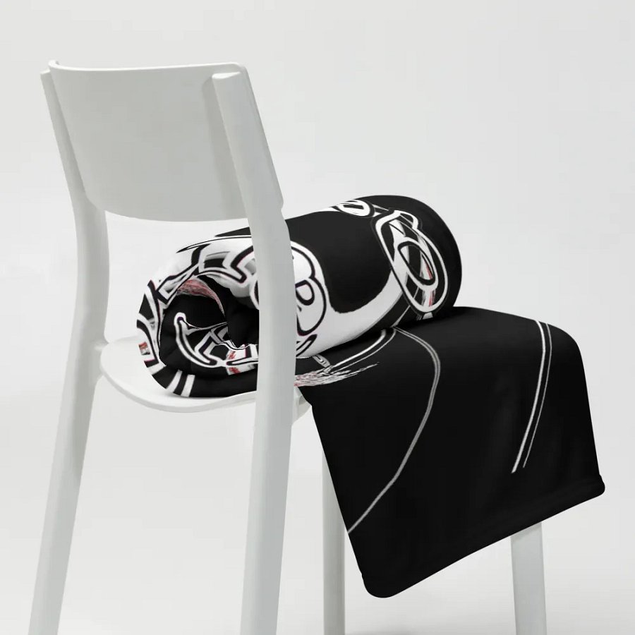 Fight Hard Earn Respect - Black - Throw Blanket product image (8)