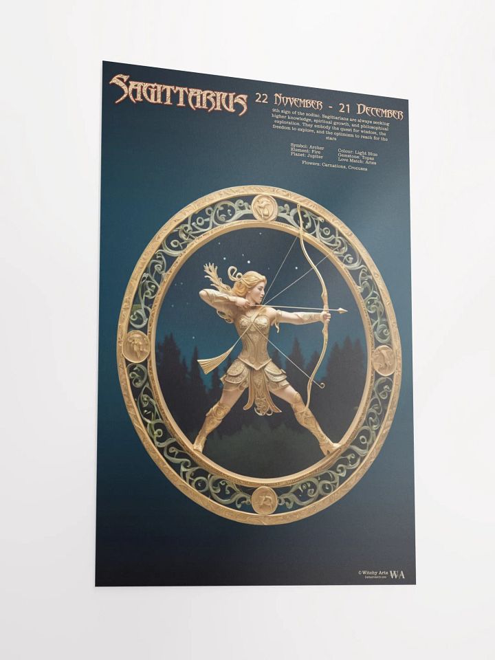 Western Zodiac Poster - SAGITTARIUS product image (5)