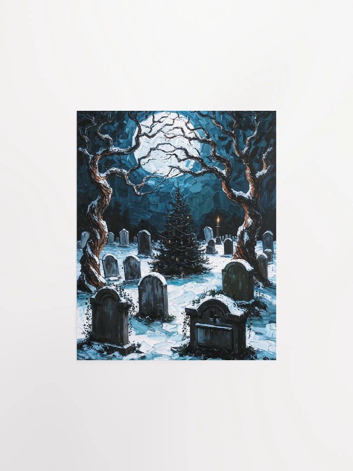 Graveyard Christmas Tree Poster product image (1)