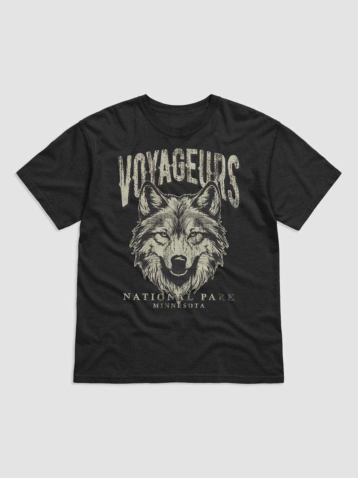 Voyageurs National Park, Minnesota Tee | Vintage-Style Grunge Western Shirt with a Wolf's Head product image (2)