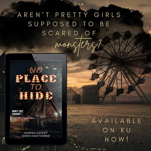 🎡Dark Romance
😈Heavy Degradation
✨Primal Play
💀Unhinged MMC

#halloweennovella #spicyromance #noplacetohide #harperashley #wr...