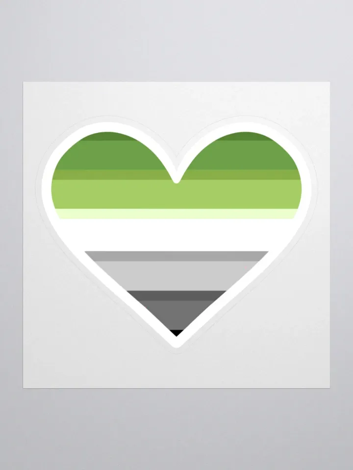 Aromantic Pride Sticker product image (3)