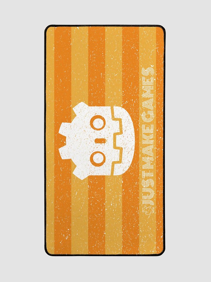 DESK MAT - GODOT Yellow Orange Grunge Style Retro Sunset 001 product image (2)