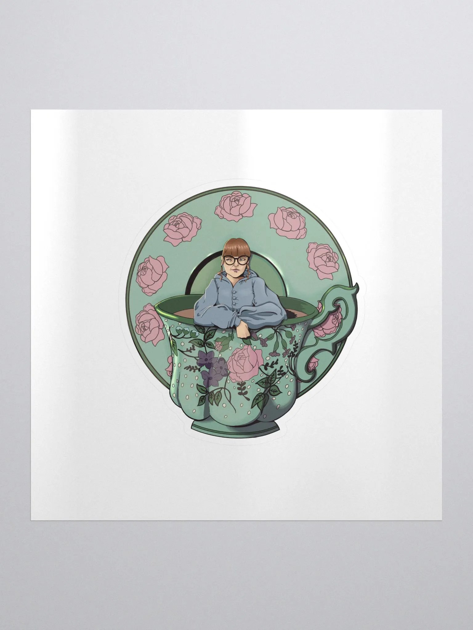 Rosey Tea sticker product image (1)