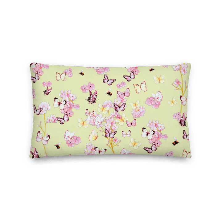 Cottage Sunday Floral Whimsy All-Over Print Pillow product image (1)