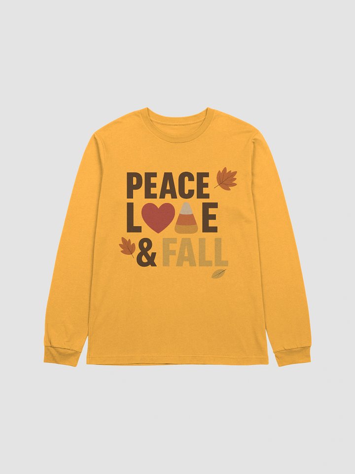 Candy Corn Love Fall Long Sleeve Tee product image (1)