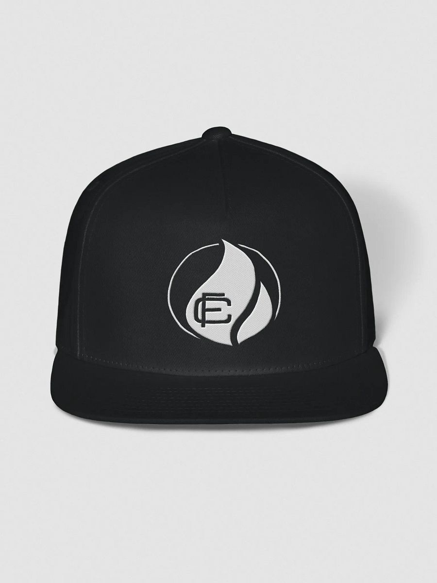 Colitaly Symbol Flat Snapback Cap (White Logo) product image (1)