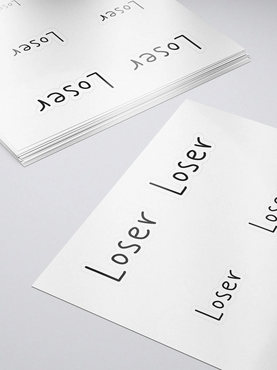 6 Loser Stickers Pack product image (5)