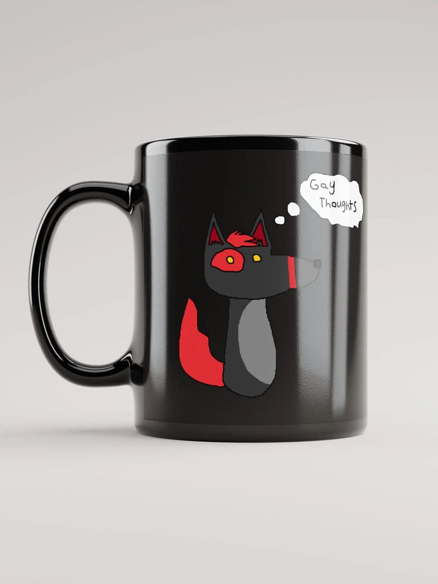 Gay Thoughts Black Glossy Mug product image (11)