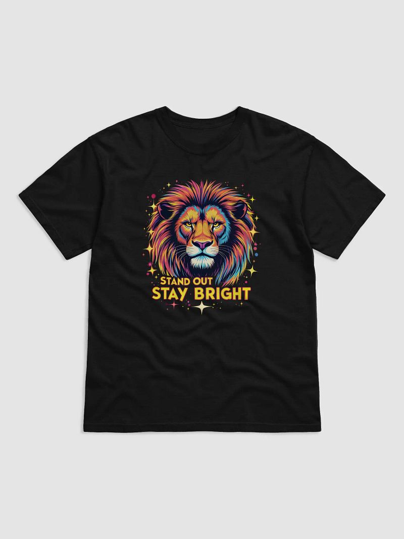 Vibrant Lion Illustration Shirt – Bold Comfort Colors Tee – Stand Out Graphic T-Shirt