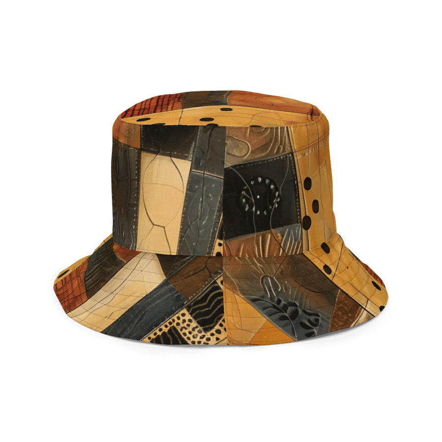 African Earthy Mosaic: Reversible Bucket Hat product image (11)