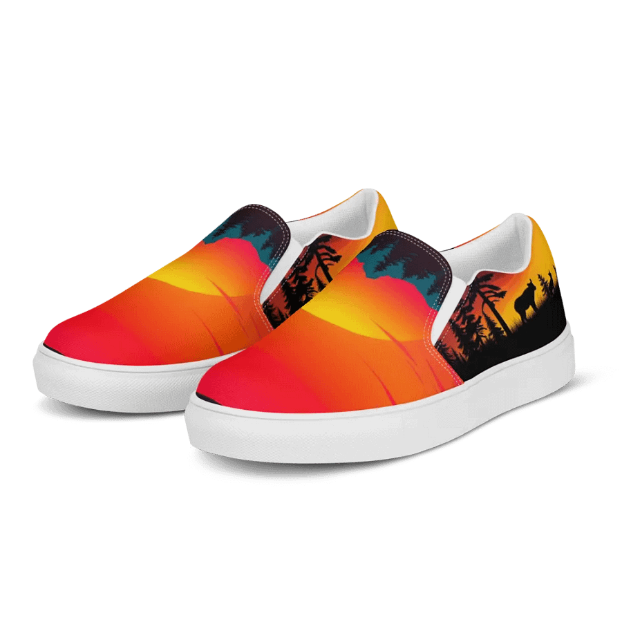 Sunset Mountain Dreams Women's Slip-On Shoes product image (4)