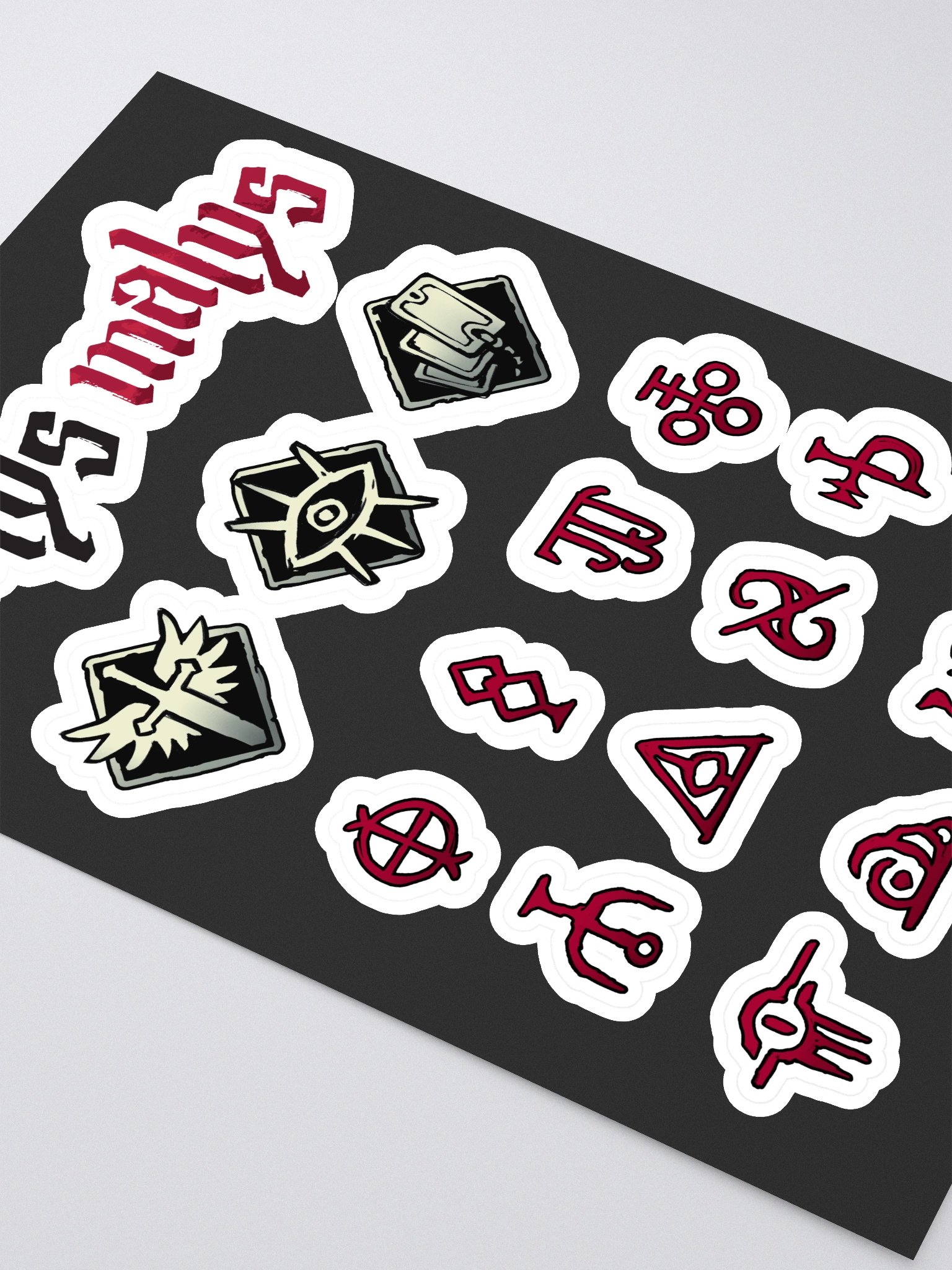 Malys Logo and Rune Sticker Sheet product image (2)